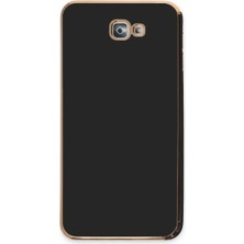 Eco Port Samsung Galaxy J7 Prime Kılıf Volet Silikon - Siyah