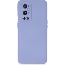 Eco Port One Plus 9 Pro Kılıf Nano Içi Kadife Silikon - Mavi