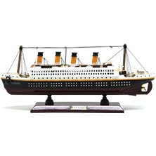 S'82 35X45 cm Özel Tasarım Işıklı Ahşap Titanik Gemi