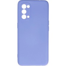 Eco Port Oppo Reno 5 Kılıf Nano Içi Kadife Silikon - Lila