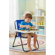 Exent Kids 2–6 Yaş, Race Car Katlanır Oyun Aktivite Masası, Tak-Çıkar Masa Ile-Mavi