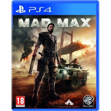 SONY Mad Max PS4 Oyun Aksiyon Macera Türünde Playstation 4 İçin Genç Kullanıcılara Uygun