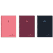 Faber-Castell Pp Kapak Aqua Defter, 80 YAPRAK,KARELI,400 Mikron