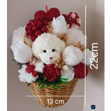 Ruby Nest Hayvan Figürlü Mum Sepeti Soya Mum Pamuk Fitil