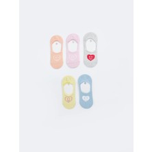 Lc Waikiki Yeni Sezon Desenli Kız Çocuk Babet Çorap 5'li