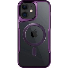 Eco Port Iphone 11 Kılıf Boyi Magsafe Silikon Kapak - Derin Mor