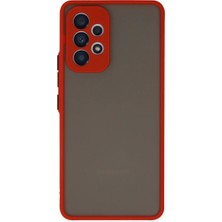 Eco Port Samsung Galaxy A33 5g Kılıf Montreal Silikon Kapak - Kırmızı