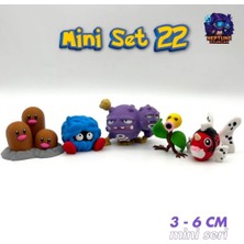 Neptune3D Pokemon Mini Figür Seti 22 (Dugtrio, Tangela, Weezing, Bellsprout, Seaking)