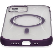 Azrlya Joko iPhone 11 Hilton Magsafe Kapak - Derin Mor