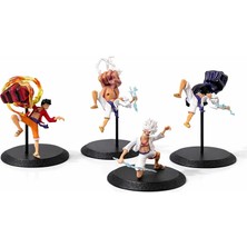 Arthurs Anime One Piece Luffy Figürü 4'lü Set