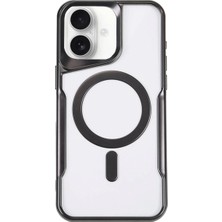 Eco Port Iphone 16 Plus Kılıf Boyi Magsafe Silikon Kapak - Siyah