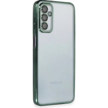 Eco Port Samsung Galaxy M23 Kılıf Razer Lensli Silikon - Yeşil