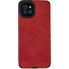 Eco Port Samsung Galaxy A03 Kılıf Loop Deri Silikon - Kırmızı