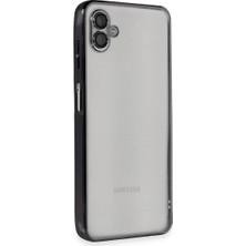 Eco Port Samsung Galaxy A04 Kılıf Razer Lensli Silikon - Siyah
