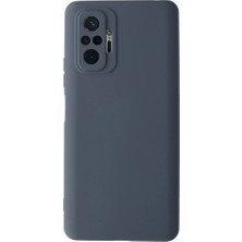 Eco Port Xiaomi Redmi Note 10 Pro Kılıf Nano Içi Kadife Silikon - Gri