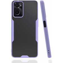 Eco Port Oppo A96 Kılıf Platin Silikon - Lila
