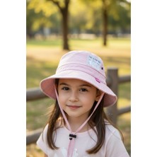 Kitti 4-8 Yaş Bağcıklı Nefes Alabilir Yazlık Fötr Şapka