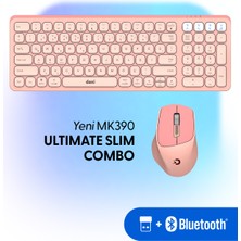 Daxi MK390 Ultimate Slim Combo Kablosuz Bluetooth Klavye Mouse Seti, Scissor-Switch Klavye, Türkçe Q