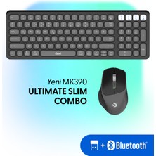Daxi MK390 Ultimate Slim Combo Kablosuz Bluetooth Klavye Mouse Seti, Scissor-Switch Klavye, Türkçe Q