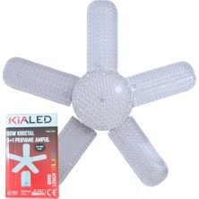 Norino 55W Kıaled 5+1 Kristal Pervane Ampul – 6000 Lümen | Toptan LED Aydınlatma