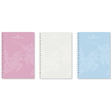 Faber-Castell Pp Kapak Genz Defter, 100 Yaprak, Kareli, 400 Mikron