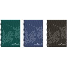 Faber-Castell Pp Kapak Klasik Defter, 100 Yaprak, ÇIZGILI,500 Mikron