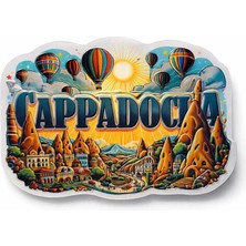 Arthurs Kapadokya Temalı Silikon Buzdolabı Magneti Model 1