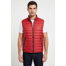 Hamitogulları Kırmızı Ray Dikişli Polarlı Yelek