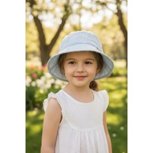 Kitti 4-8 Yaş Kız Bebek&çocuk Yazlık Fötr Şapka