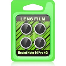 Eco Port Xiaomi Redmi Note 14 Pro 4g Raze Metal Kamera Lens - Gümüş