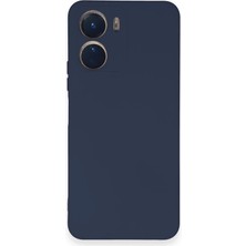 Eco Port Vivo Y16 Kılıf Nano Içi Kadife Silikon - Lacivert