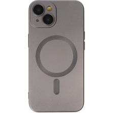 Eco Port Iphone 14 Plus Kılıf Moshi Lens Magneticsafe Silikon - Füme