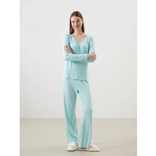 Lc Waikiki Yeni Sezon V Yaka Kadın Pijama Takımı