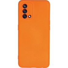 Eco Port Oppo A74 4g Kılıf Nano Içi Kadife Silikon - Turuncu