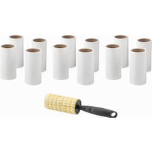 Delixa Kedi Köpek Tüy Toplama Rulosu + 12 Adet Yedek Rulo