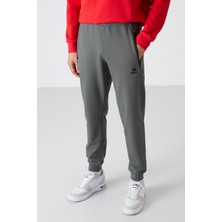 Tommy Life Haki Renkli Fermuar Cepli Erkek Jogger Eşofman Alt Standart Kalıp - 84587