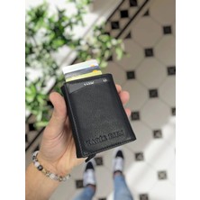 Visso Leather Visso 684 Hakiki Deri Kağıt Para Bölmeli Mekanizmalı Kartlık Cüzdan Çanta Kişiye Özel Ürün