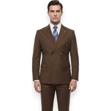 HERMOSE Signature | Vİkuna Rengi Kruvaze Takım Elbise