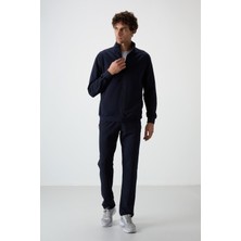 Air Jones Troy İndigo Standart Kalıp Erkek Eşofman Takım - 85196