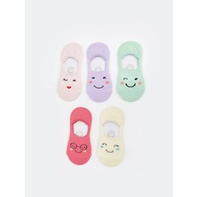 Lc Waikiki Yeni Sezon Desenli Kız Çocuk Babet Çorap 5'li