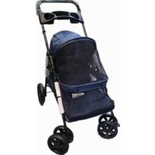 Delixa Tommy Evcil Hayvan Arabası 74,5X46,5X97,5 cm Lacivert Max 15 kg