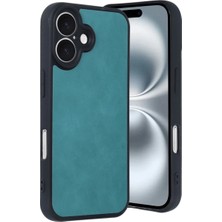 Eco Port Iphone 16 Kılıf Aras Deri Kapak - Açık Yeşil