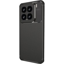 Eco Port Xiaomi Mi 15 Kılıf Auto Focus Karbon Kapak - Siyah
