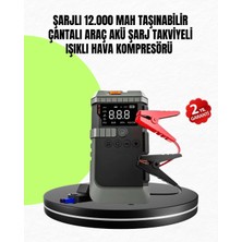 Shopwave 4’ü 1 Arada Powerbank Özellikli Araç Akü Şarj Takviye Cihazı