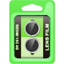 Eco Port Xiaomi Redmi 13C Raze Metal Kamera Lens - Gümüş