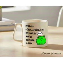 Tanem Transparan - Lüks Kupa Kahve Çay Fincanı Hediye Kupa Ofis ve Ev Için Dekoratif Şık Bardak