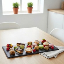 Külsan 47011.BL - Arduvaz Efektli 3'lü Siyah Sunum Pano Set 53X32,5 Cm, Thermoset Melamin