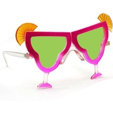 Shopwave Margarita Parti Gözlüğü Pembe Renk 16X8 cm (5047)