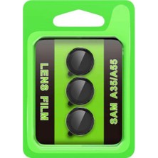 Eco Port Samsung Galaxy A35 5g Raze Metal Kamera Lens - Siyah