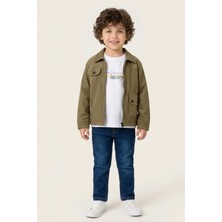 Mininio Erkek Çocuk Ceketli 3'lü Takım  - Haki